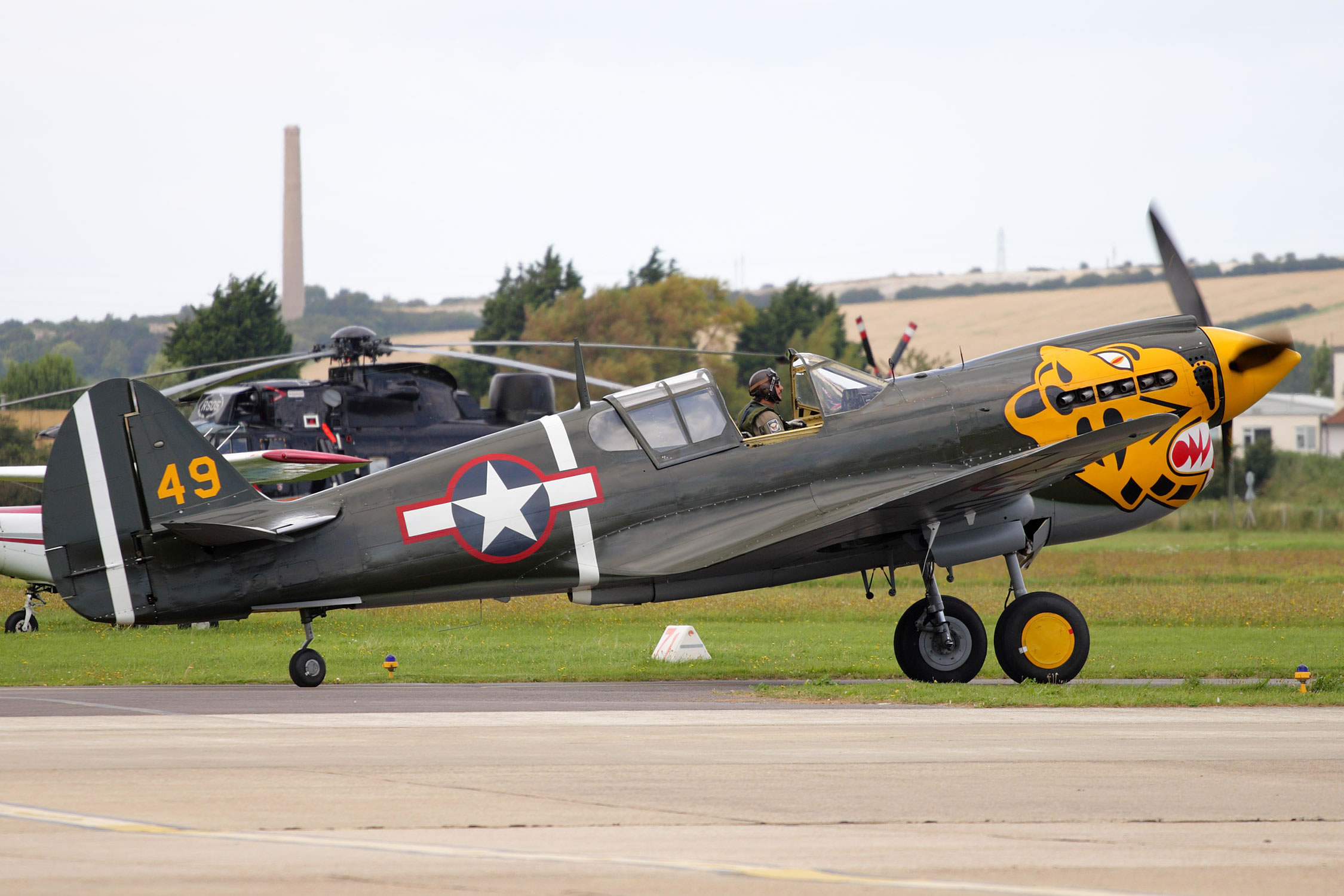 Asisbiz Airworthy Warbird Curtiss P 40M Warhawk 42 7490 G Kitt Martin