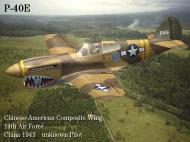 Asisbiz CBI Curtiss P 40E Warhawk 14AF CATF China 1943 V0A