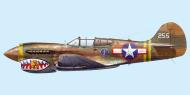 Asisbiz USAAF 42 9768 P 40K Warhawk 14AF CACW Chinese American Composite Wing trfd from 51FG26FS Kunming China 1944 0A