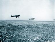 Asisbiz Curtiss P 40F Warhawk 57FG66FS White 78 and 92 taking off on a shuttle mission to Russia 1943 NA768