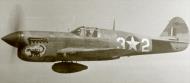 Asisbiz USAAF 42 10453 Curtiss P 40L Warhawk 57FG64FS White 32 1Lt Paul L Carll over Scordia Sicily 16th Sep 1943 01