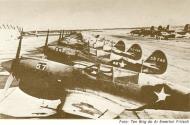 Asisbiz Curtiss P 40N Warhawk FAB line up 01