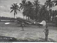 Asisbiz Curtiss P 40N Kittyhawk RAAF 76Sqn SVJ at Momote Los Negros Admiralty Islands 8th Mar 1944 AWM OG0754