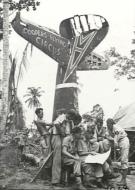 Asisbiz Aircrew RAAF 80Sqn pilots at Hollandia Dutch New Guinea May 1944 AWM OG1068