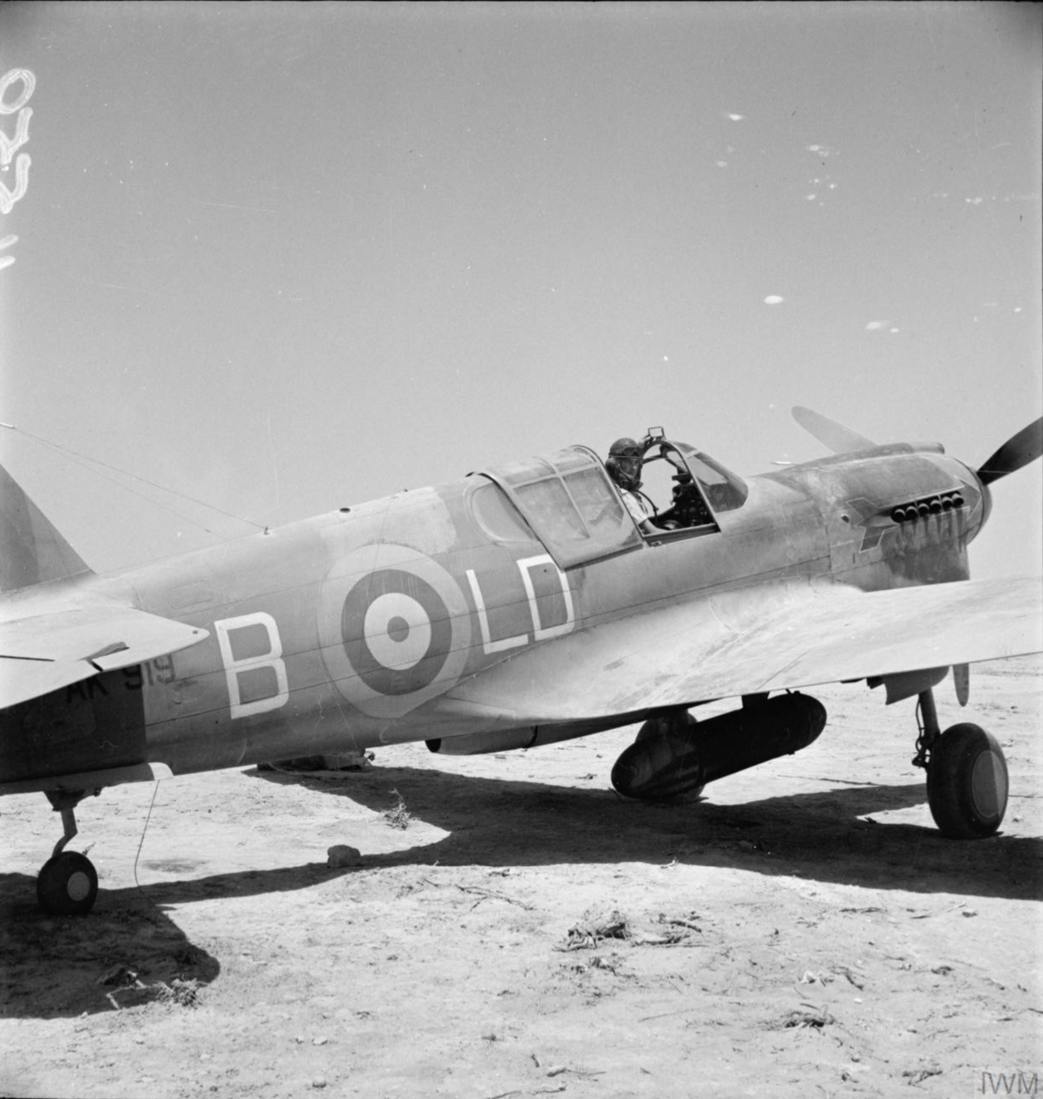 Asisbiz Curtiss P-40E Kittyhawk RAF 250Sqn LD-B Pilot Mike Judd Egypt