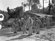 Asisbiz Aircrew RNZAF 18Sqn pilots wait for transport to their aircraft at Torokina Bougainville 01