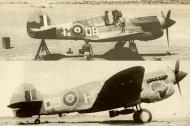 Asisbiz USAAF 41 36675 Curtiss P 40K Kittyhawk SAAF 2Sqn Maj DB Hauptfleisch DBH EV421 North Africa 1942 01