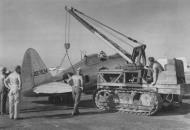 Asisbiz 42 27534 P 47D Thunderbolt 1ACG is hoisted into bore sighting position India 1944 01