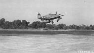 Asisbiz 42 27557 P 47D Thunderbolt 1ACG 7 taking off from its base in India 14th Nov 1944 01