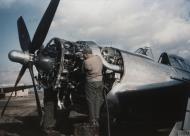 Asisbiz USAAF Republic P 47D Thunderbolt 9AF 48FG493FS at Ibsley airbase in April 1944 FRE13683