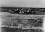 Asisbiz USAAF Republic P 47D Thunderbolts 15AF 325FG 96 and 73 parked in the disposal area FRE8718