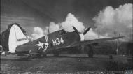 Asisbiz 42 76059 P 47D Thunderbolt 5AF 58FG311FS H34 in New Guinea ltr lost near Wewak 11th Apr 1944 KIA FRE9169