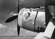Asisbiz USAAF Republic P 47D Thunderbolt 7AF 318FG333FS Air Cooled Injun nose art Saipan Feb 1945 NARA807
