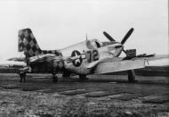 Asisbiz P 51B Mustang 15AF 325FG 72 Lady Jean with damaged rudder based in Italy FRE8694