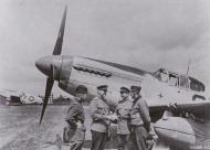 Asisbiz P 51B Mustang 15AF 325FG317FS 27 with LtCol Chester L Sluder (R) CO meets with Soviets at Piryatin 1st June 1944 01