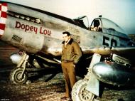 Asisbiz 44 15021 P 51D Mustang 339FG504FS 5QW Dopey Lou (L R) Capt William T Hurley England 1944 01