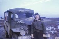 Asisbiz Aircrew USAAF 339FG505FS flight surgeon with his field ambulance at Fowlmere FRE5972