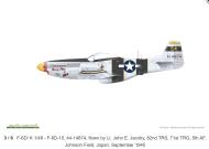 Asisbiz 44 14874 F 6D Mustang 5AF 71TRG82TRS 54 Mary Ellen Lt John E Jacoby Johnson Field Japan Sep 1945 0B