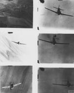 Asisbiz Gun camera footage from 78FG83FS Capt Alwin M Juchheim P 47 Thunderbolt 30th April 1944 FRE10275