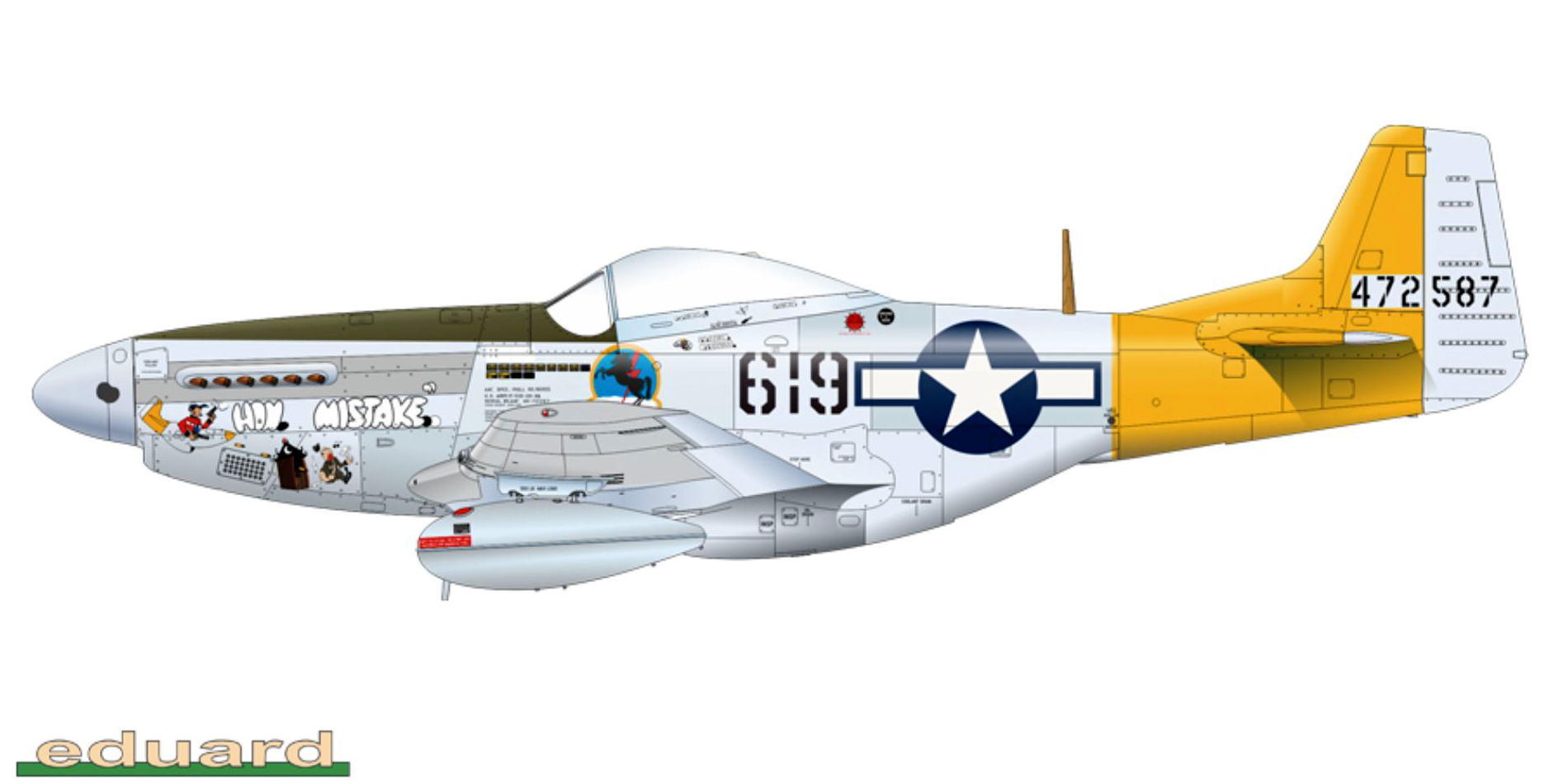 Asisbiz 44 72587 P-51D Mustang 20AF 506FG462FS 619 Hon Mistake Lt 