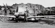 Asisbiz 44 63532 P 51D Mustang 7AF 21FG46FS 210 Little Angel belly landed on Iwo Jima 1945 02