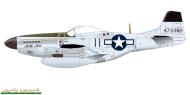 Asisbiz 44 73382 P 51D Mustang 7AF 15FG 11 Annie Lee LtCol John W Mitchell CO at Iwo Jima Jun 1945 0A