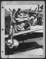 Asisbiz 7th Air Force P 51D Mustangs being shipped to Iwo Jima 1945 01