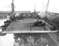 Asisbiz P 51B Mustangs newly arrived at Speke Liverpool aboard a US carrier 01