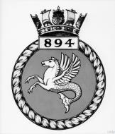 Asisbiz Fleet Air Arm crest of 894 Squadron IWM A26794
