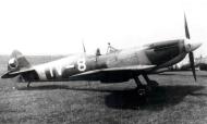 Asisbiz Czechoslovak Air Force Spitfire LFIX 7th Air Regiment TE570 Kbely Airport Prague Sep 1946 01