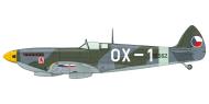 Asisbiz Czechoslovak Air Force Spitfire LFIXe 12th Air Regiment OX1 Maj Frantisek Truhlar TE562 Dec 1946 0A