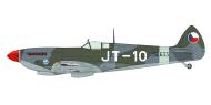 Asisbiz Czechoslovak Air Force Spitfire LFIXe 4th Air Regiment JT10 SL633 Plana Airport 1946 0A