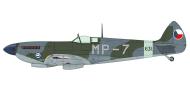 Asisbiz Czechoslovak Air Force Spitfire LFIXe 5th Air Regiment MP7 SL631 Milan Horava 27th Jul 1948 0A