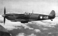 Asisbiz Spitfire HFIXe Danish AF 408 Denmark 1947 01