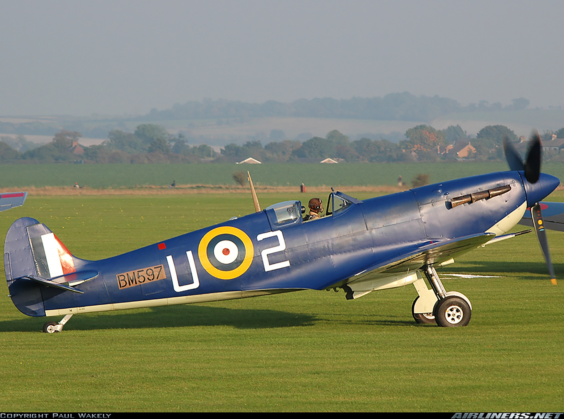 Asisbiz Airworthy Spitfire Warbird MkVb RAF 603Sqn U2 BR597 G MKVB 01