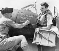 Asisbiz Aircrew RAF 249Sqn John Lynch was credited with Maltas 1000 aerial victory IWM CM5096