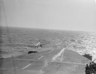 Asisbiz Pedestal Spitfires taking off from HMS Eagle on its way to Malta Mar 1942 IWM A19722