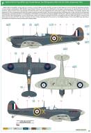 Asisbiz Spitfire MkVcTrop RAF 185Sqn X Sgt Claude Weaver BR112 Hal Far Malta Sep 1942 profile by Eduard 0B