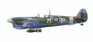 Asisbiz Spitfire MkVcTrop RAF 232Sqn MP Charles IR Arthur JK656 Malta 1943 0A