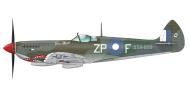 Asisbiz Spitfire LFVIII RAAF 457Sqn ZPF FL Bill Cable A58 609 Morotai Feb 1945 profile by Eduard 0A