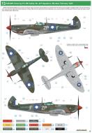 Asisbiz Spitfire LFVIII RAAF 457Sqn ZPF FL Bill Cable A58 609 Morotai Feb 1945 profile by Eduard 0B