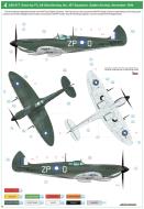 Asisbiz Spitfire LFVIII RAAF 457Sqn ZPQ FL Alf Glendinning A58 477 Sattler Airstrip NT Nov 1944 profile by Eduard 0B