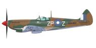 Asisbiz Spitfire LFVIII RAAF 457Sqn ZPZ SLdr Tom Trimble A58 457 Sattler Airstrip NT late 1944 profile by Eduard 0A
