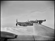 Asisbiz Spitfire HFVIII RAAF 79Sqn A58 639 foreground based at Morotai 28th July 1945 01