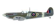 Asisbiz Spitfire MkVb RAF 121Sqn AVP PO William P Kelly BM581 Southend Essex Jul 1942 profile by Eduard 0A