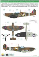 Asisbiz Spitfire MkIIa RAF 145Sqn SOB Sgt William J Johnson P7916 Tangmere England 1941 profile by Eduard 0B