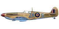 Asisbiz Spitfire MkIXc RAF 145Sqn ZX6 EN315 Stanislaw Skalski at Tunisia Apr 1943 0A