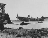 Asisbiz Spitfire LFIXc RAF 154Sqn HTV after landing Corsica 1944 02