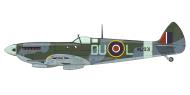 Asisbiz Spitfire LFIXc RAF 312Sqn DUL FO Ladislav Svetlík MJ931 Appledram 1944 profile by Eduard 0A