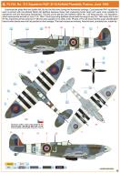 Asisbiz Spitfire LFIXe RAF 312Sqn DUJ PL124 B 10 Airfield Plumetot France Jun 1944 profile by Eduard 0B